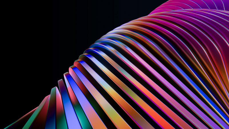 Vibrant Rainbow Wallpaper